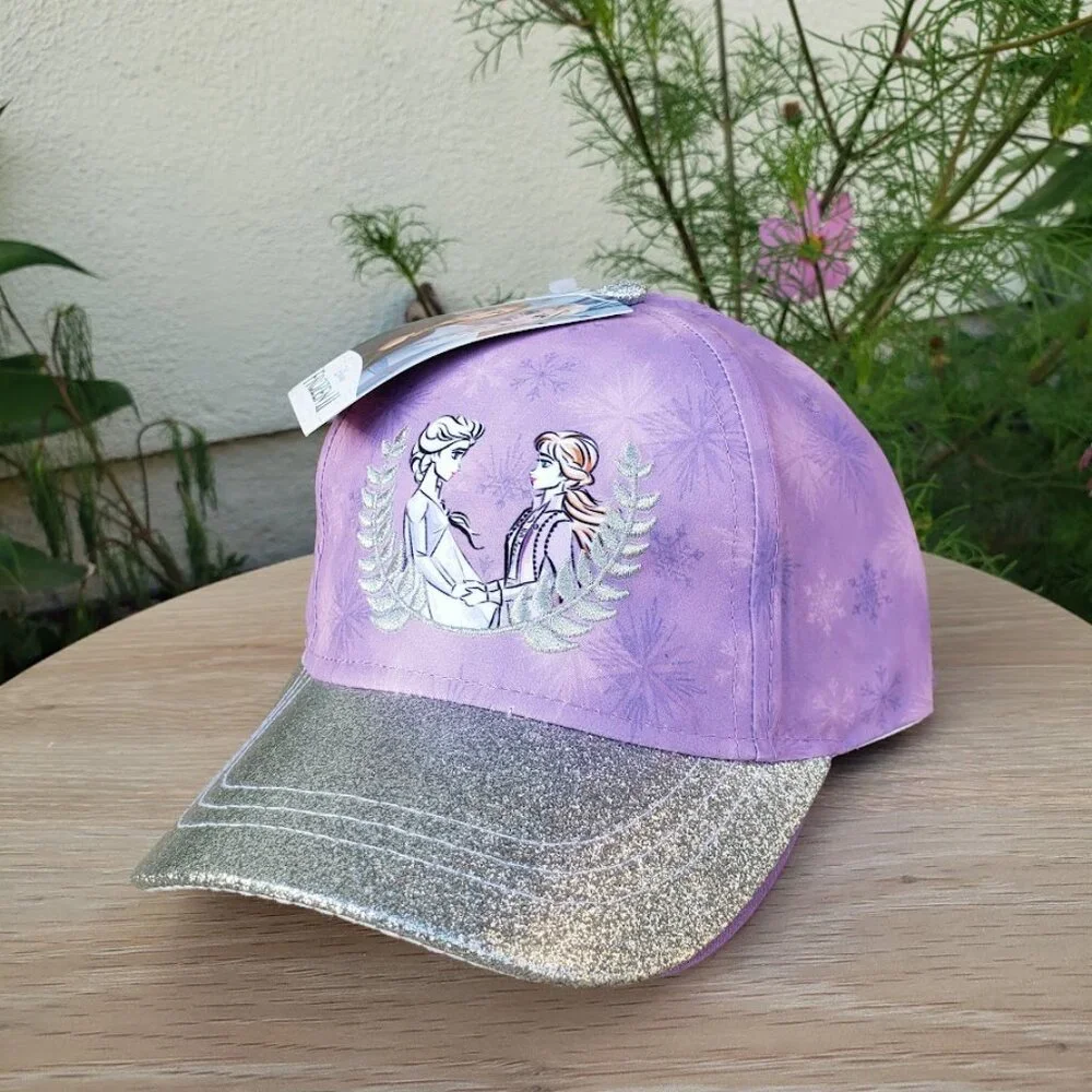 New DISNEY Frozen Elsa Anna Hat Baseball Cap Disneyland Toddler / Child size Com